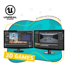 Unreal Engine 4. Игровой движок - КИБЕРшкола программирования для детей, компьютерные курсы для школьников, начинающих и подростков - KIBERone г. Севастополь