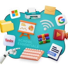 Цифровая база для школьника - КИБЕРшкола программирования для детей, компьютерные курсы для школьников, начинающих и подростков - KIBERone г. Севастополь