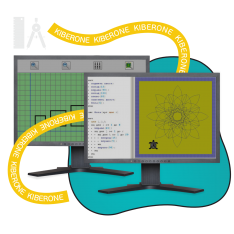 Исполнители чертежник и черепашка - КИБЕРшкола программирования для детей, компьютерные курсы для школьников, начинающих и подростков - KIBERone г. Севастополь