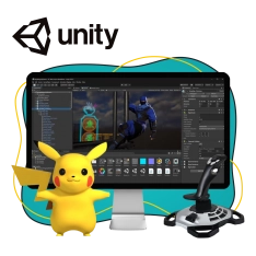 Мир игр на Unity 2D на популярном движке + AI-помощники - КИБЕРшкола программирования для детей, компьютерные курсы для школьников, начинающих и подростков - KIBERone г. Севастополь